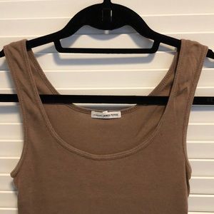 James Perse Tops - Brown ribbed tank James Perse Tops - Brown ribbed tank